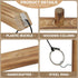 Ring Toss Games for Adults, Fun Hook and Ring Game, Handmade Wooden Interactive Game for Home, Bars and Party Classic Large Size...